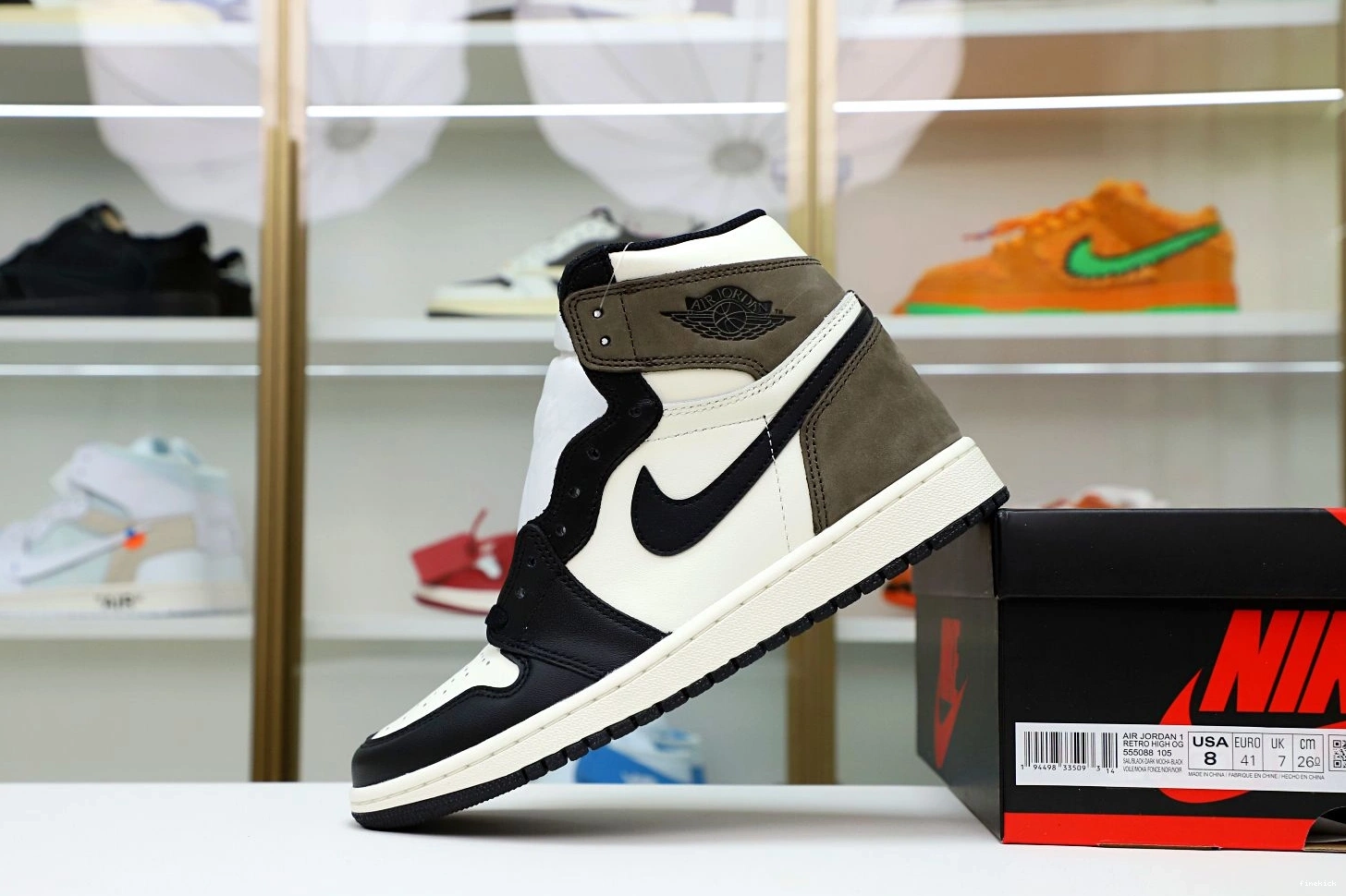 OG MOCHA' AIR 'DARK RETRO HIGH 1 JORDAN 1231